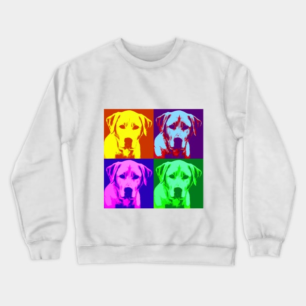 Pop Art - Labrador Retriever Crewneck Sweatshirt by Naves